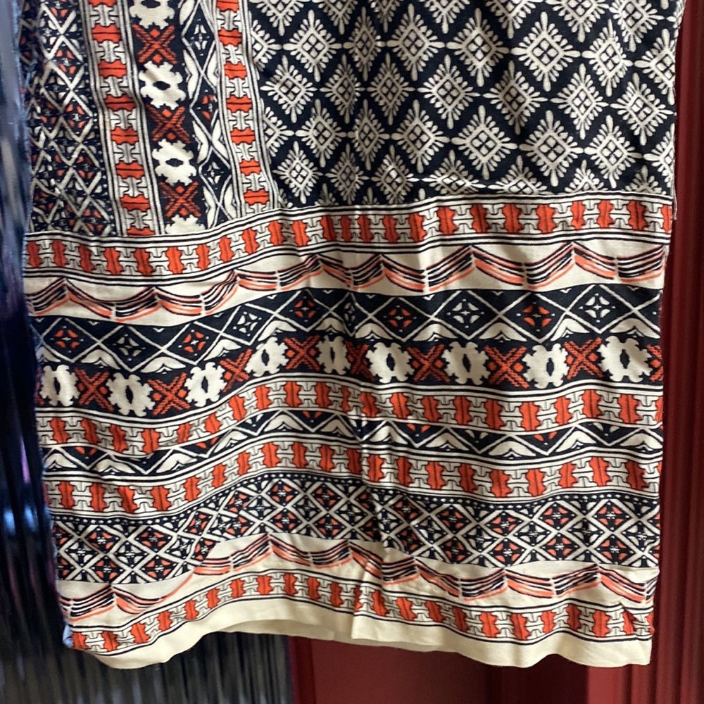 Lucy&Laurel Pretty Print Adjustable Waist Pants N… - image 4